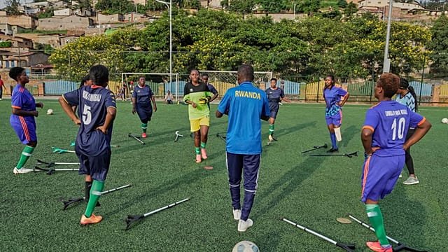 Amputee football empowers Rwandan women on and off the pitch