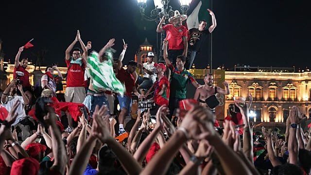 Morocco fans gather in Monterrey ahead of Round of 32 match against the Netherlands