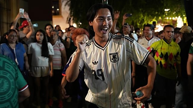 Fans party in Monterrey ahead of Japan-Tunisia World Cup match