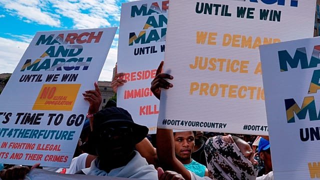 Ramaphosa warning to vigilantes fails to quell South Africa’s anti-migrant protests
