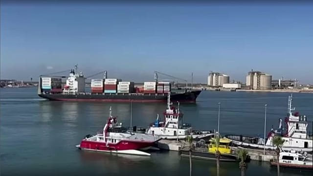Egypt confirms unidentified drone caused fire at Mediterranean port