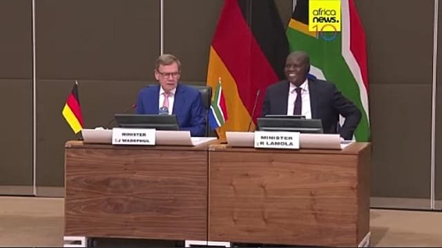 South African, German foreign ministers hold talks in Pretoria