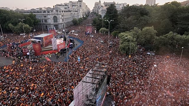 Spain celebrates World Cup glory