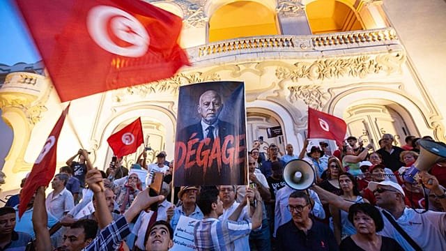 New protests in Tunisia calling for ousting of President Kais Saied