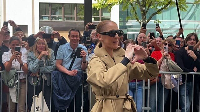 Fans welcome Céline Dion outside her Paris hotel as she prepares to launch a 16‑show arena residency