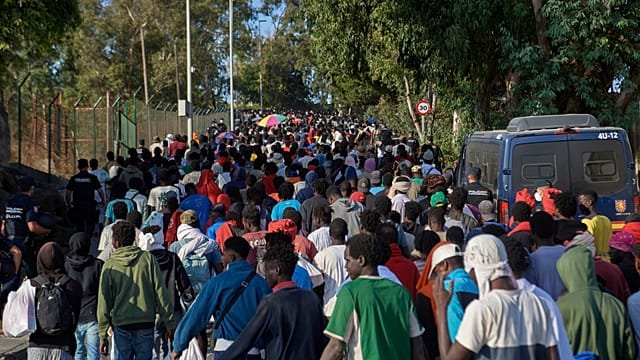 Spanish government creates new migrant shelters to ease Ceuta crisis