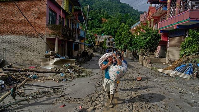 Rescuers search for survivors follow catastrophic flash floods in Nepal